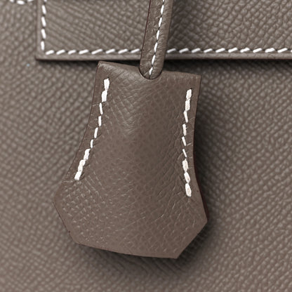 Hermes Epsom Kelly Sellier 25 Etoupe 36 of 38