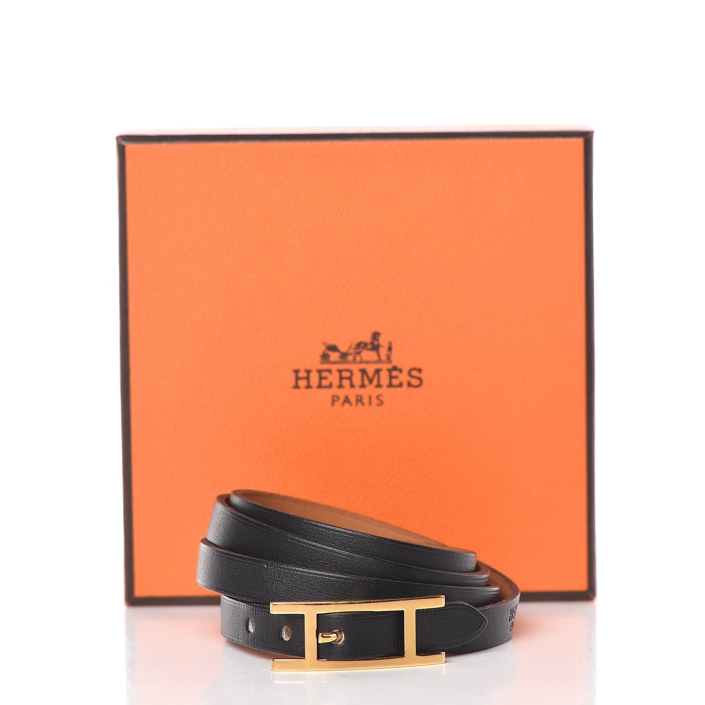 Chamonix Hapi 3MM Triple Tour Wrap Bracelet S Black