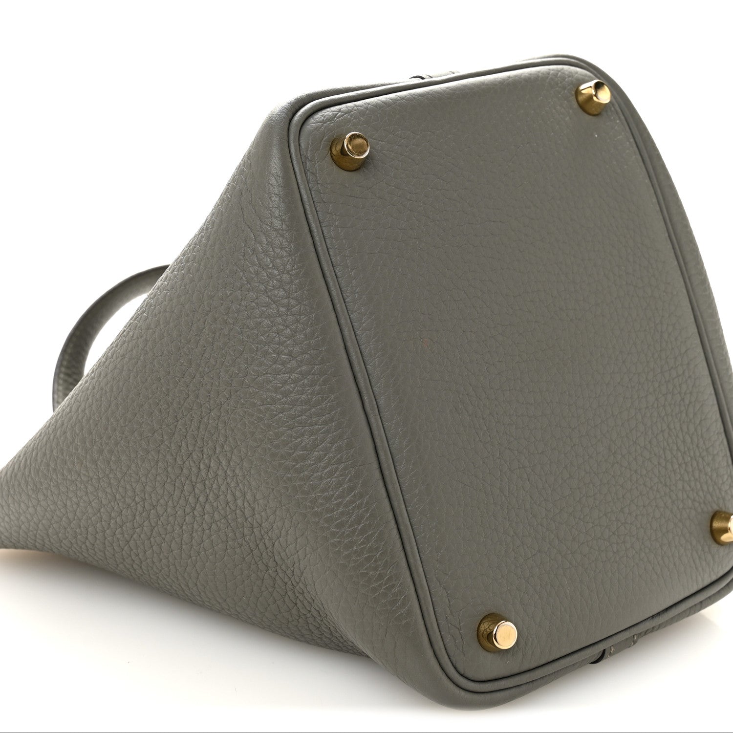 Hermes Taurillon Clemence Picotin Lock 18 PM Gris Meyer 8 of 10
