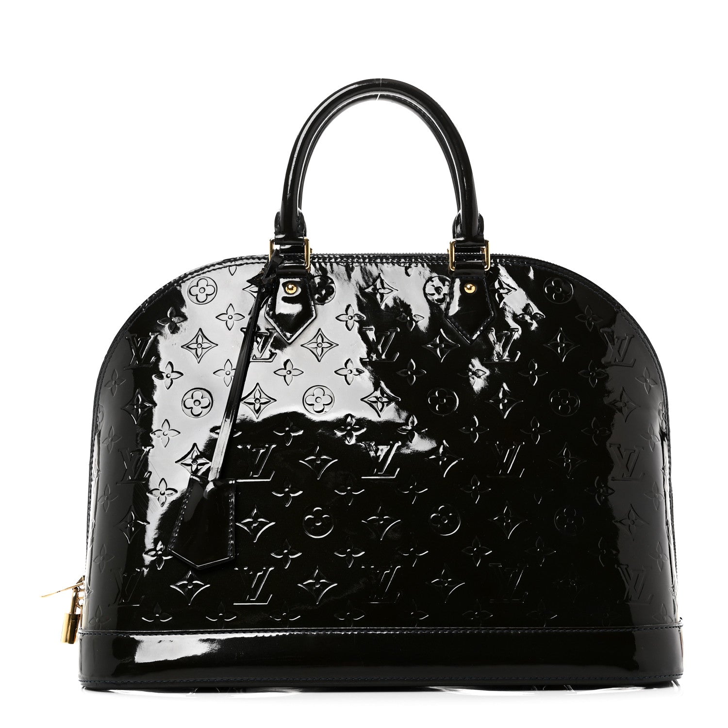 Louis Vuitton Vernis Alma GM Blue Nuit 1 of 10