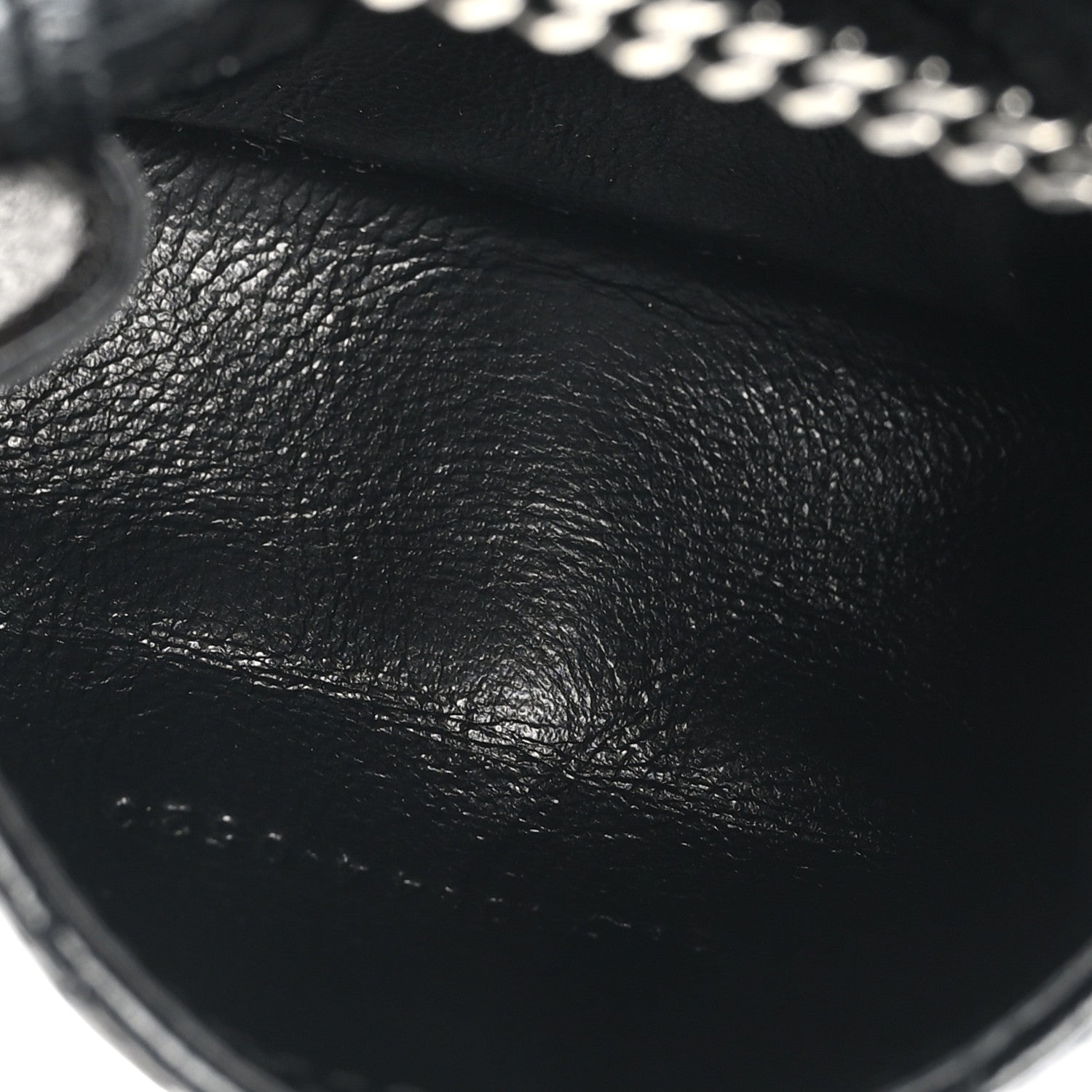 Saint Laurent Crinkled Calfskin Matelasse Monogram Niki Airpods Holder Micro Bag Black 4 of 10