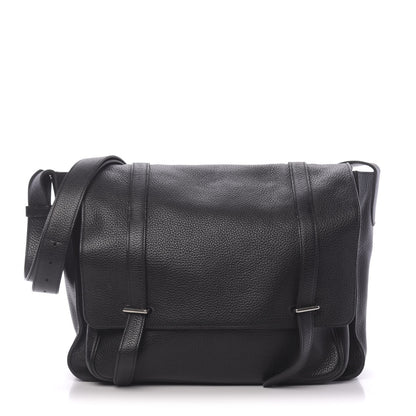 Hermes Taurillon Clemence Steve Messenger 37 Black 1 of 10