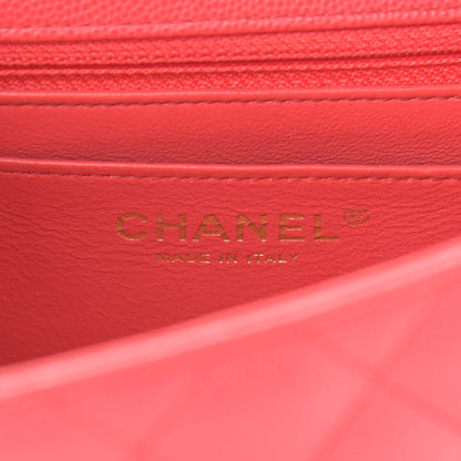 Chanel Caviar Quilted Mini Square Flap Pink 6 of 10