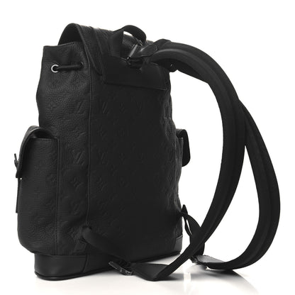 Louis Vuitton Taurillon Monogram Christopher PM Backpack Black 3 of 9