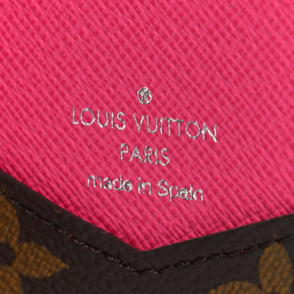 Louis Vuitton Monogram Macassar Pocket Organizer NM Fuchsia 6 of 6