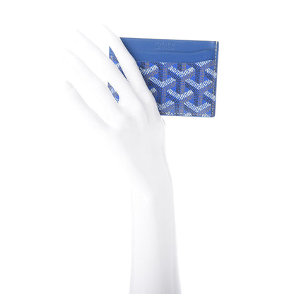 Goyard Goyardine Saint Sulpice Card Holder Sky Blue 2 of 8