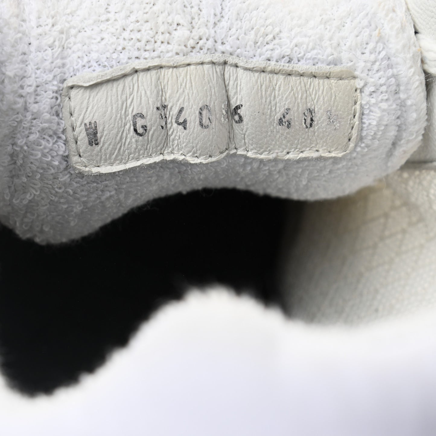 Calfskin Mesh Lycra Womens Logo Sneakers 40.5 White