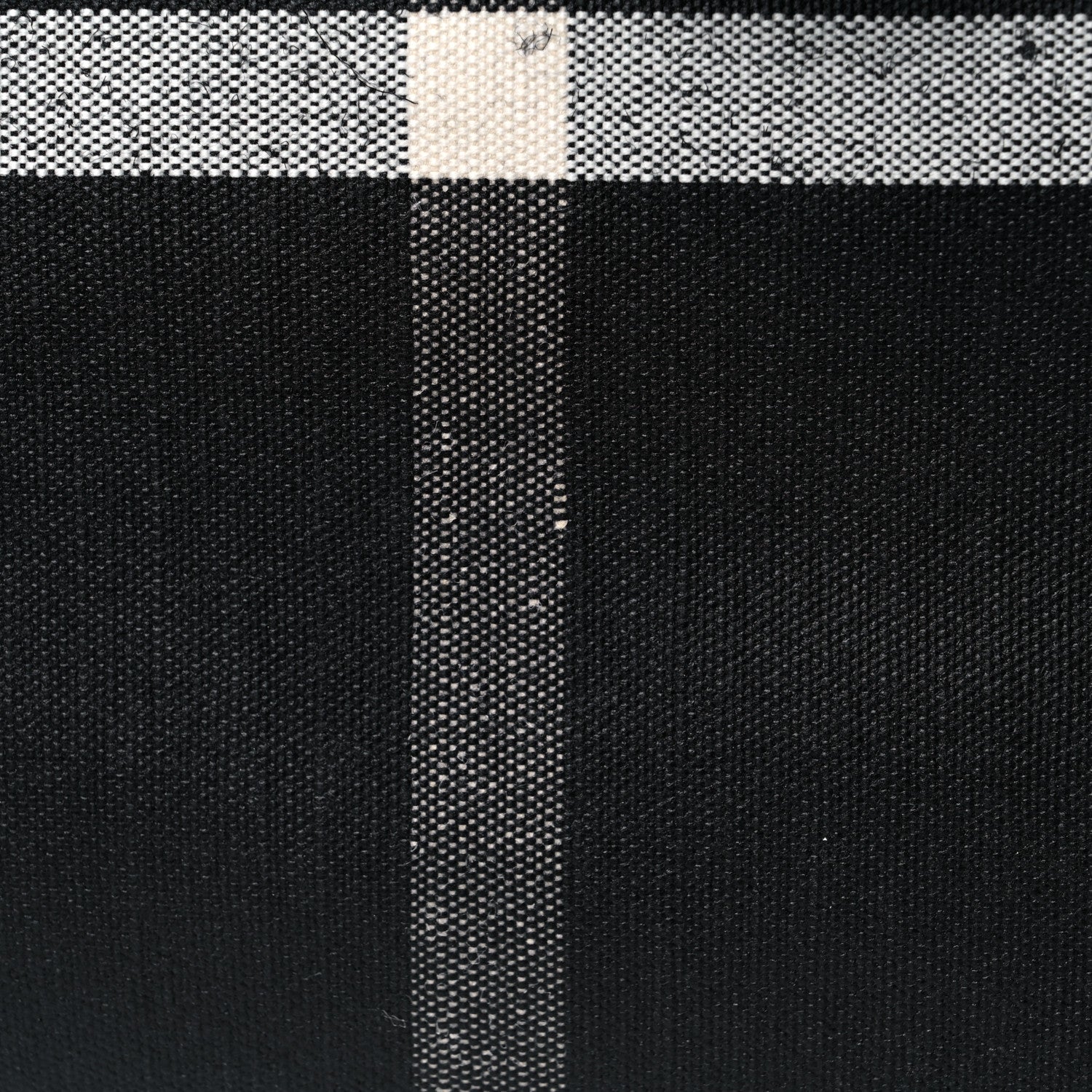 Burberry Coated Canvas Mega Check Large Reversible Doodle Tote Black White 10 of 17