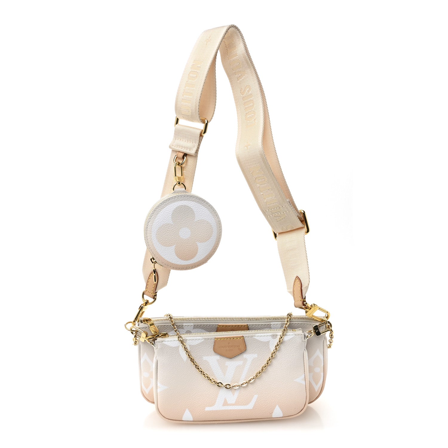 Louis Vuitton Monogram Giant By The Pool Multi Pochette Accessories Brume 1 of 11