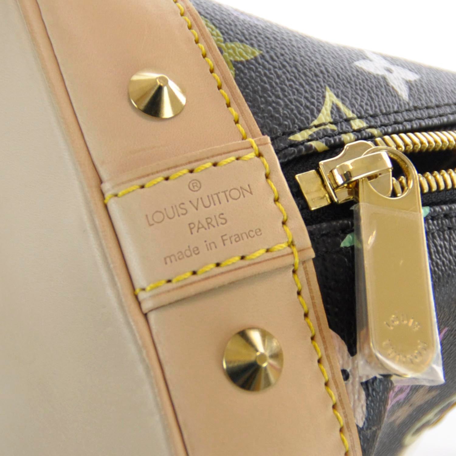 Louis Vuitton Monogram Multicolor Alma Black 6 of 6