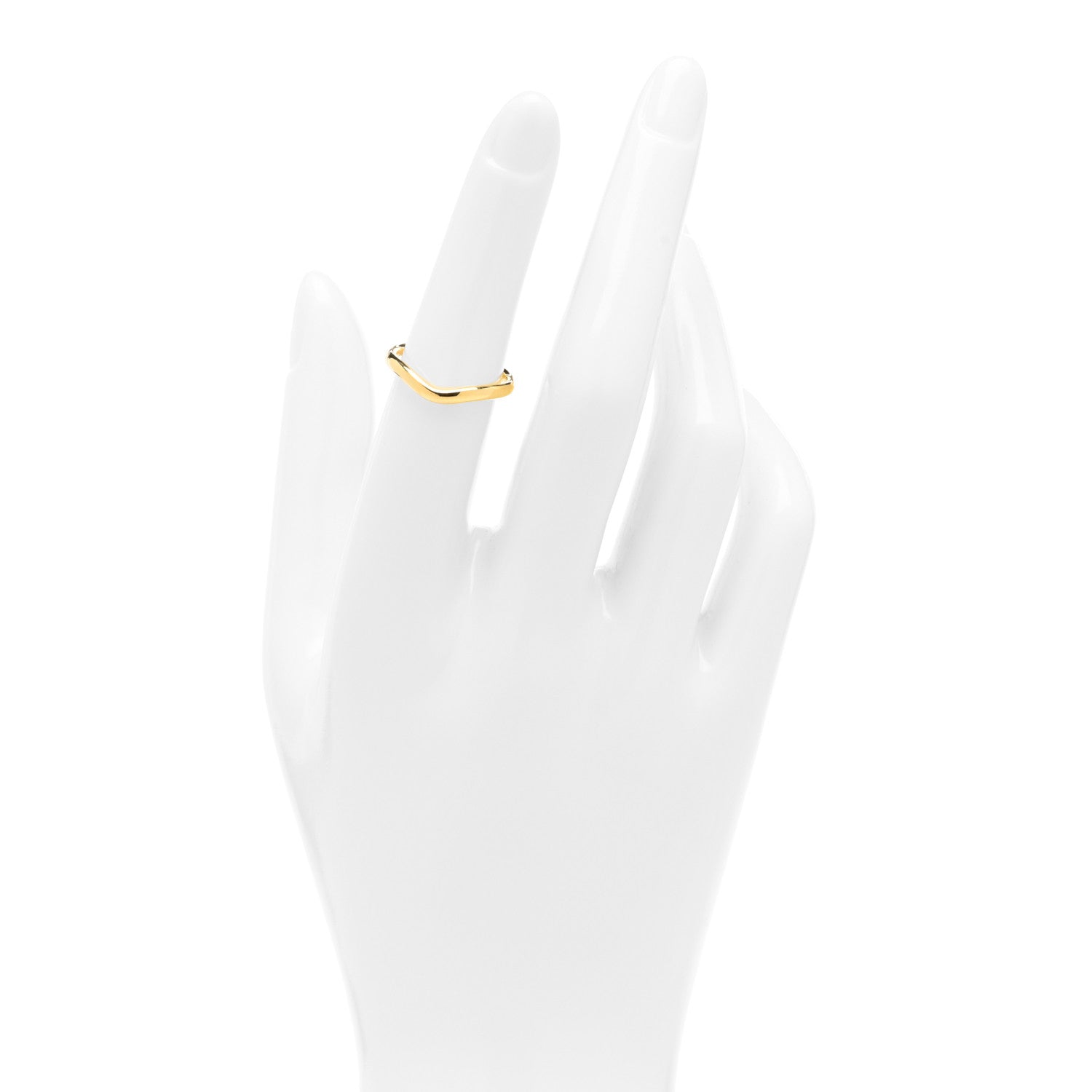 Tiffany 18K Yellow Gold Elsa Peretti Wedding Band Ring 49 5 2 of 5