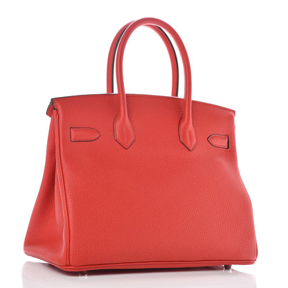 Hermes Togo Birkin 30 Rouge de Coeur 3 of 37