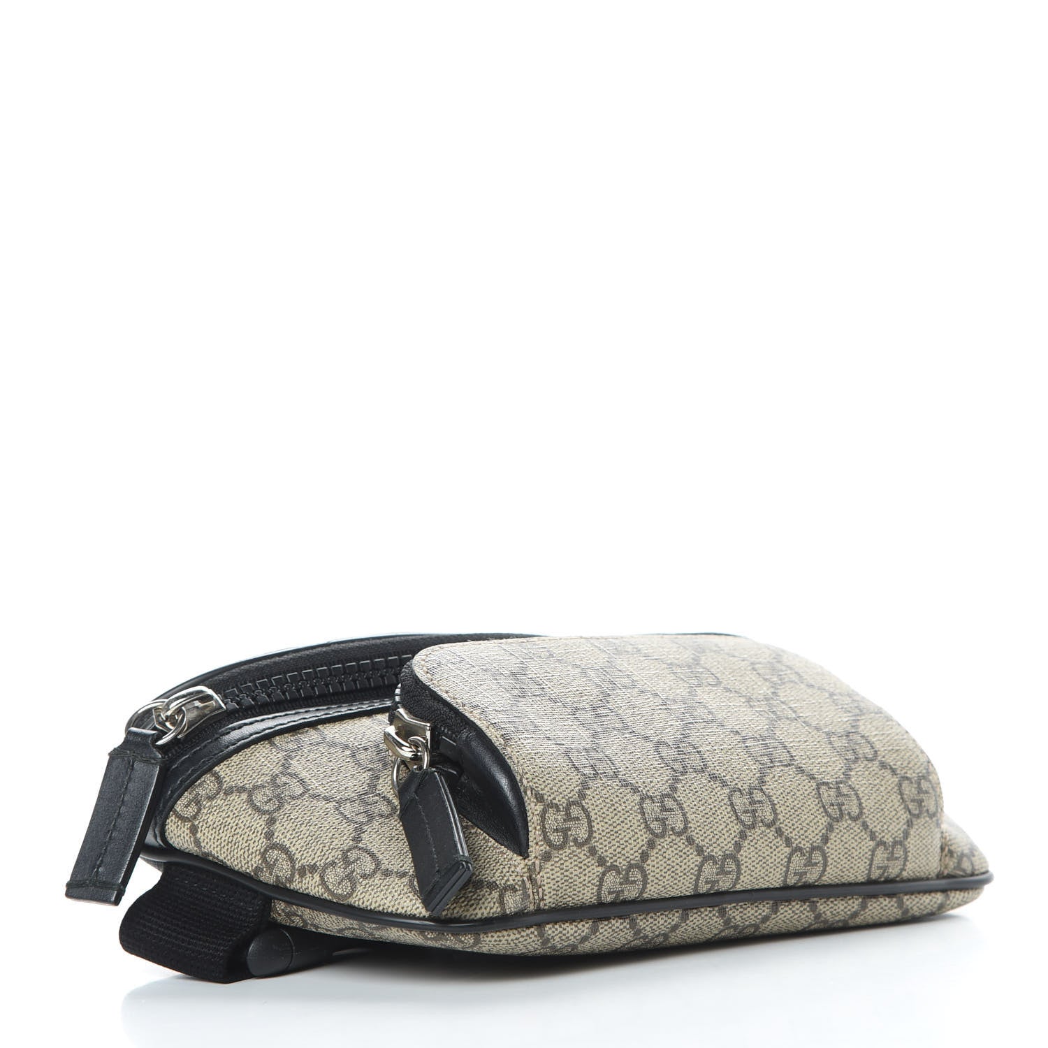 Gucci GG Supreme Monogram Belt Bag Black 4 of 13