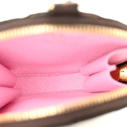 Louis Vuitton Monogram 2021 Christmas Animation Japanese Garden Round Coin Purse Wisteria Pink 3 of 4