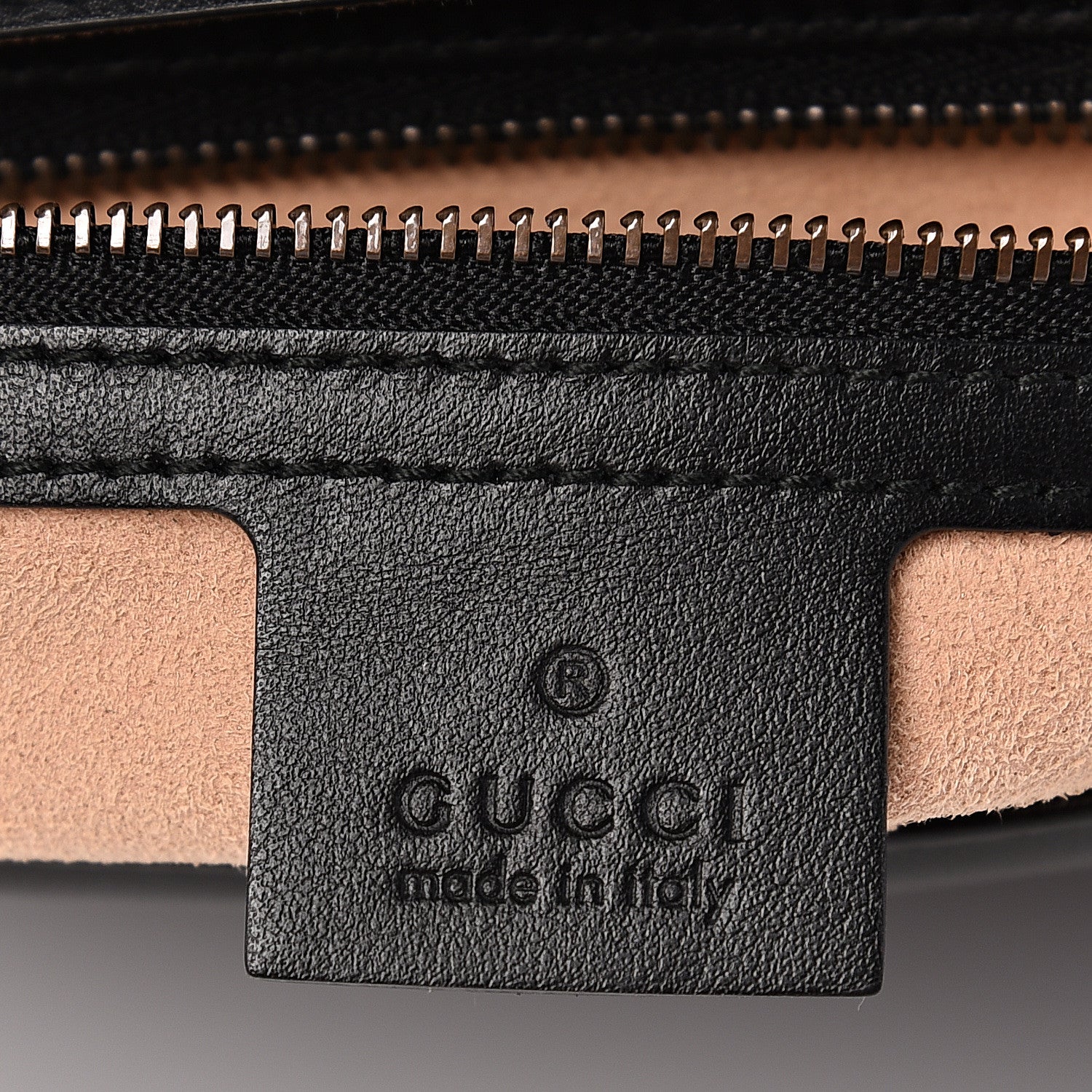 Gucci Calfskin Matelasse Medium GG Marmont Top Handle Shoulder Bag Black 5 of 13