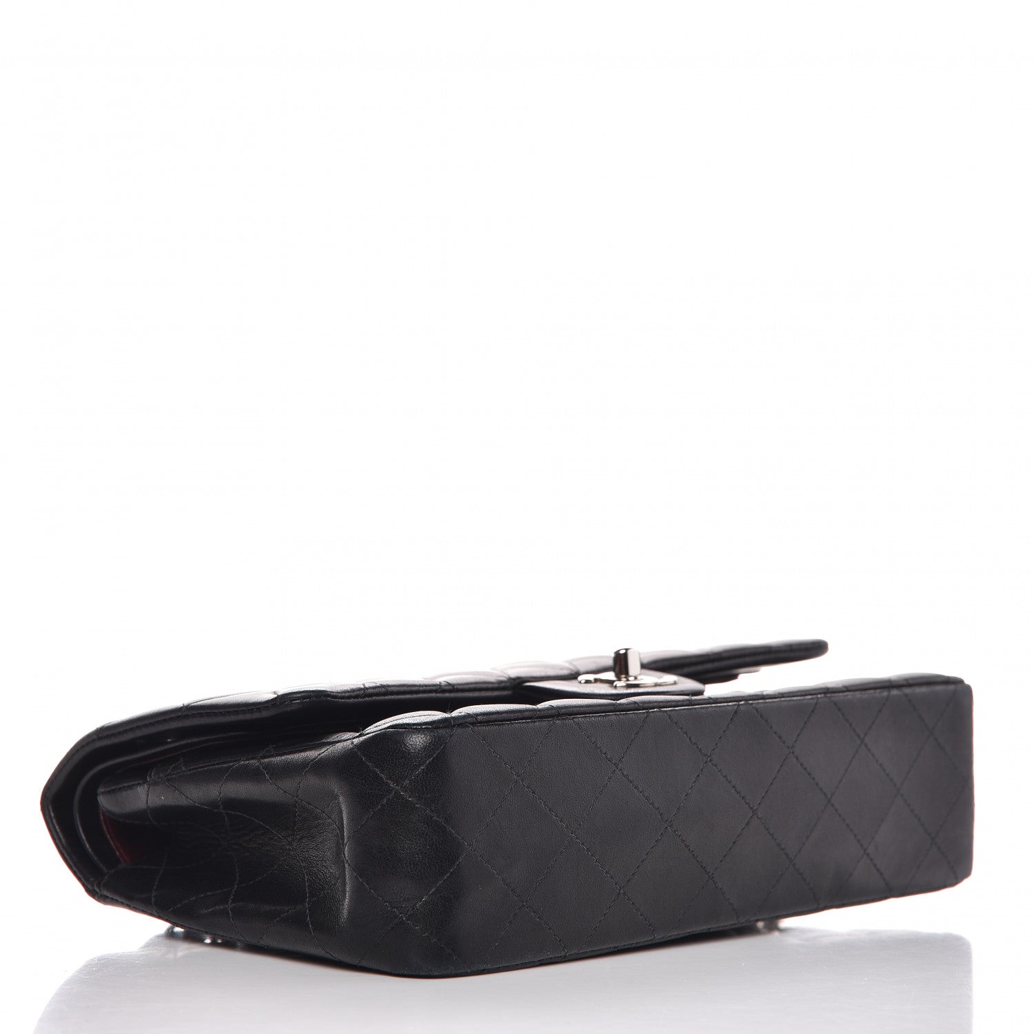 Chanel Lambskin Quilted Medium Double Flap Black 5 of 16