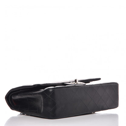 Chanel Lambskin Quilted Medium Double Flap Black 5 of 16