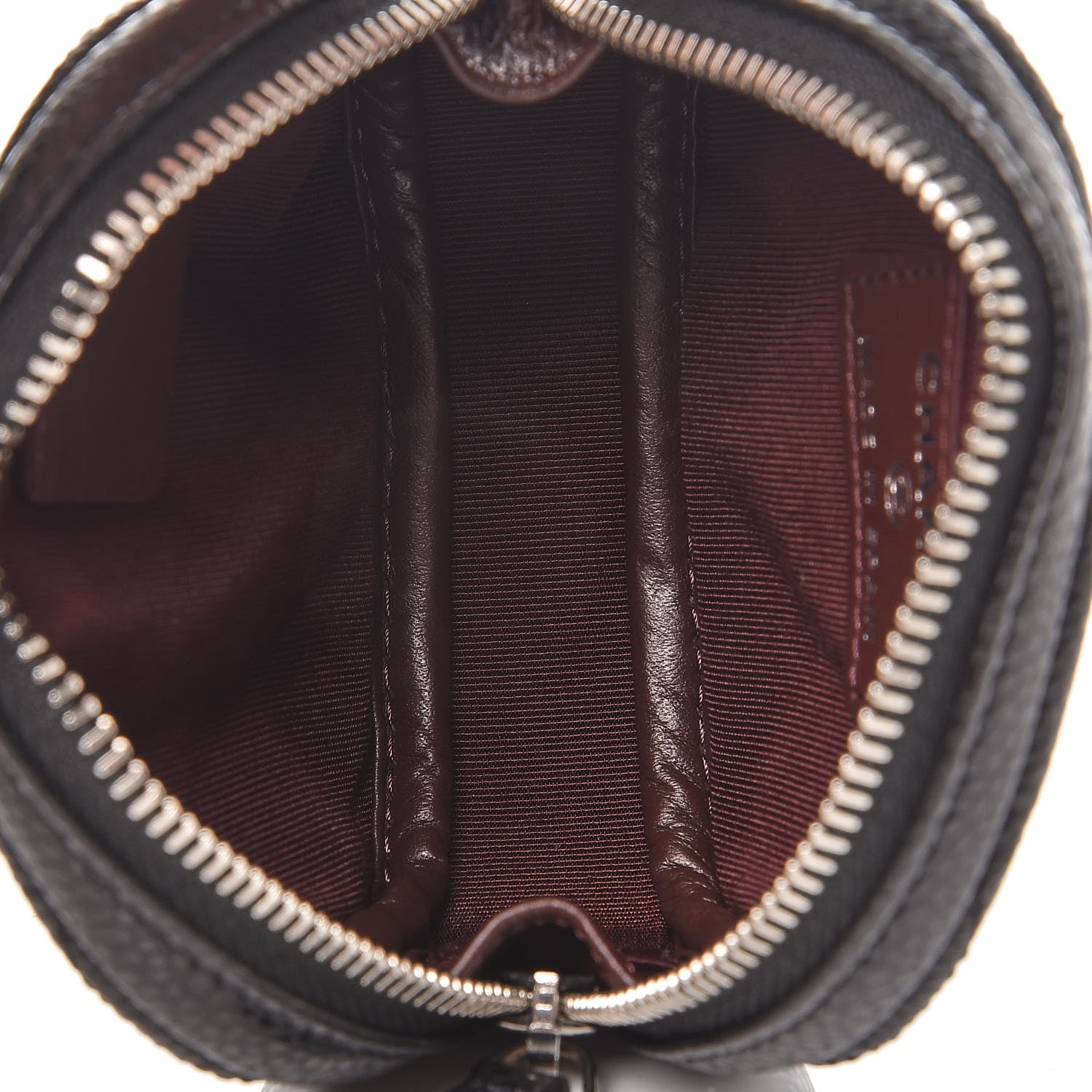 Chanel Caviar Quilted Zip Around Classic Coin Purse Black 5 of 8