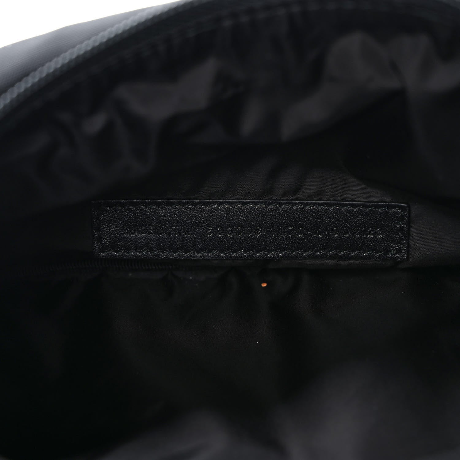 Balenciaga Textured Sport Nylon Logo Embroidered Wheel Beltpack Black 6 of 9