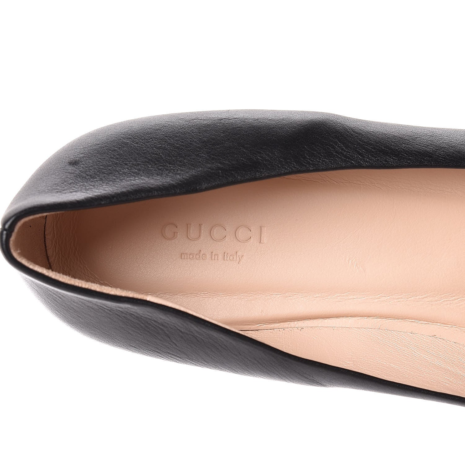 Gucci Calfskin Horsebit Ballerina Flats 40 Black 9 of 12