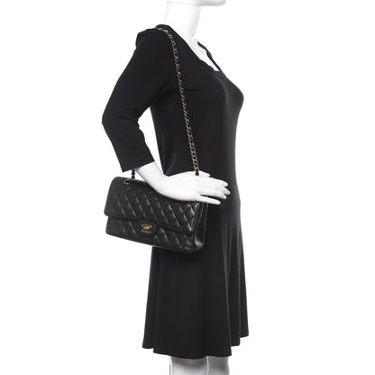 Chanel Caviar Quilted Medium Double Flap Black 3 of 15