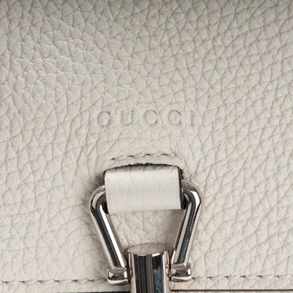 Gucci Soft Pebbled Calfskin Jackie Clutch Off White 7 of 8
