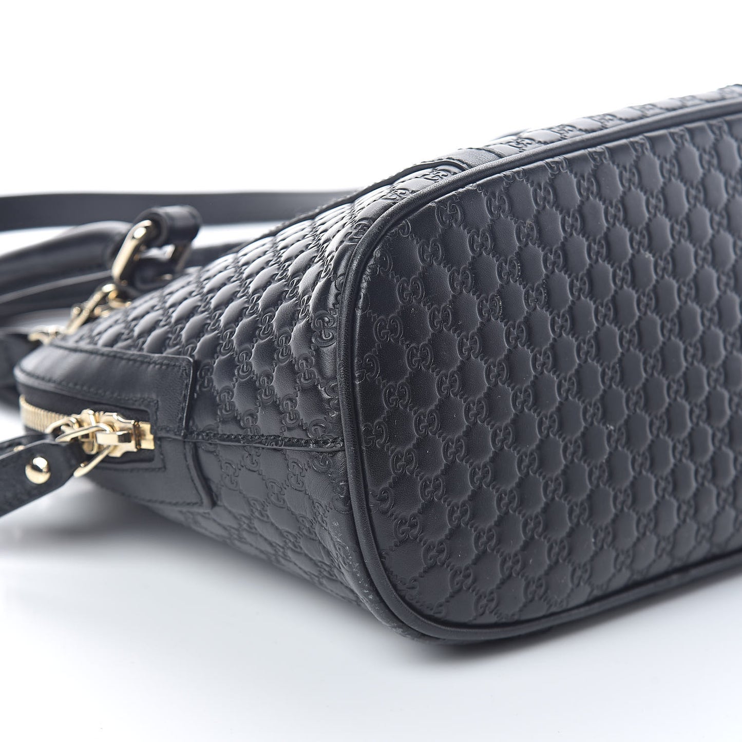 Microguccissima Mini Dome Bag Black