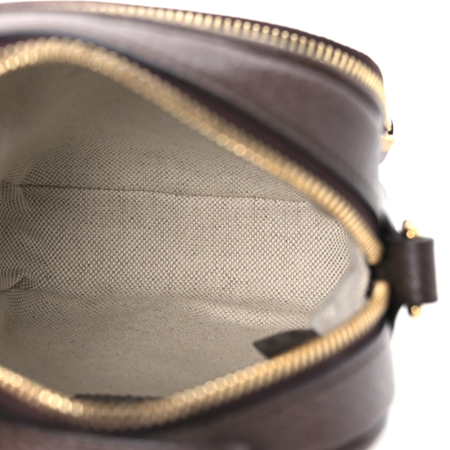 Monogram Jumbo GG Textured Dollar Calfskin Web Shoulder Bag Camel Ebony New Acero
