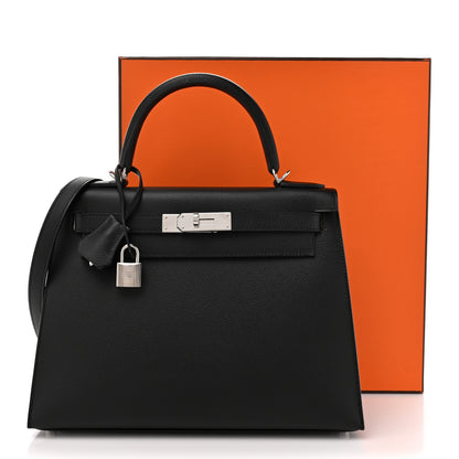 Hermes Epsom Kelly Sellier 28 Black 11 of 11