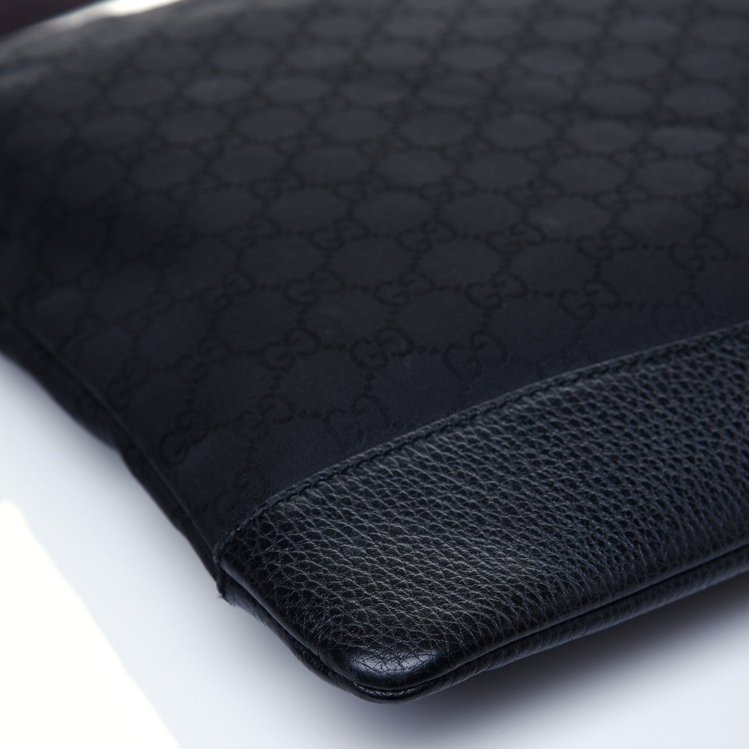 Gucci Nylon Monogram Messenger Bag Black 18 of 23