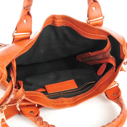 Balenciaga Agneau Giant 21 Rose Gold Hardware City Orange Brulee 5 of 7