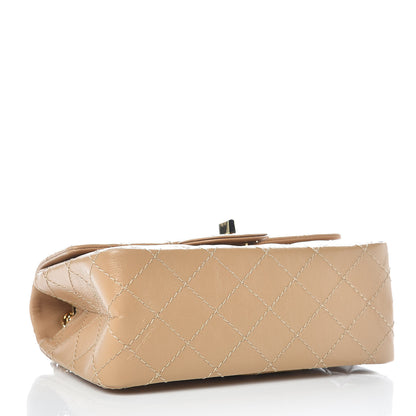 Chanel Aged Calfskin Quilted 2.55 Reissue Mini Flap Beige 4 of 9