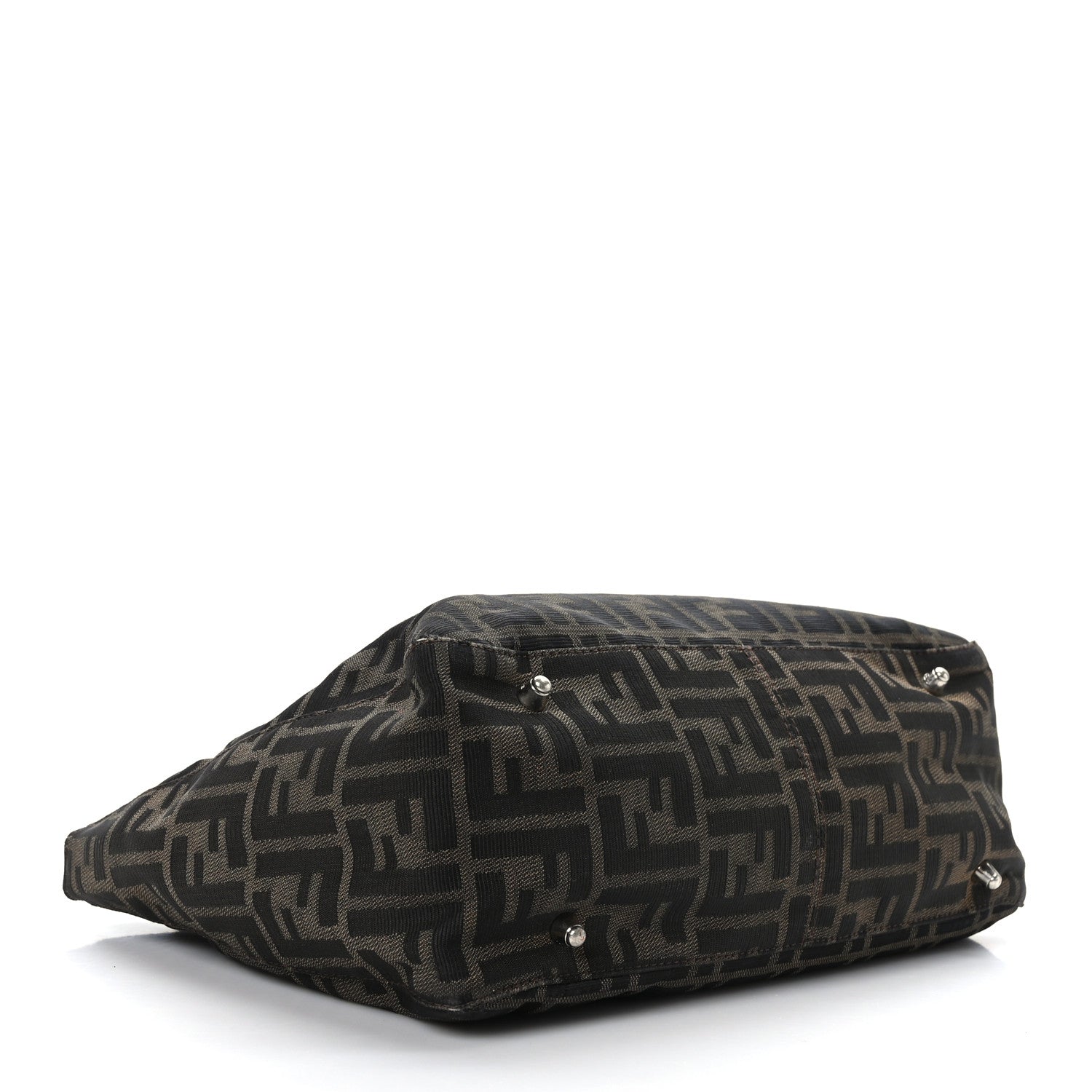 Fendi Zucca Small Holdall Tote Tobacco 4 of 10