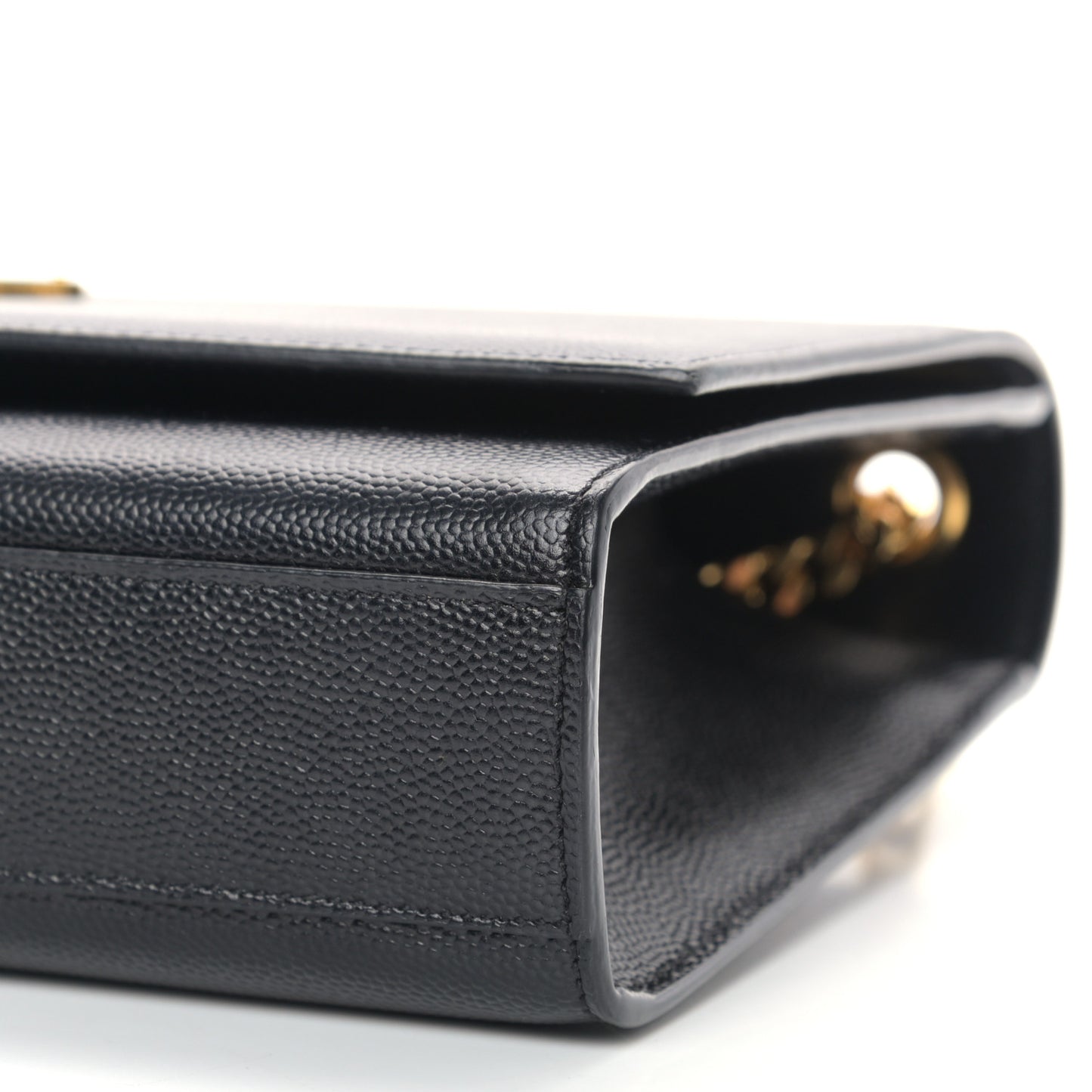 Grain De Poudre Medium Classic Monogram Kate Satchel Black