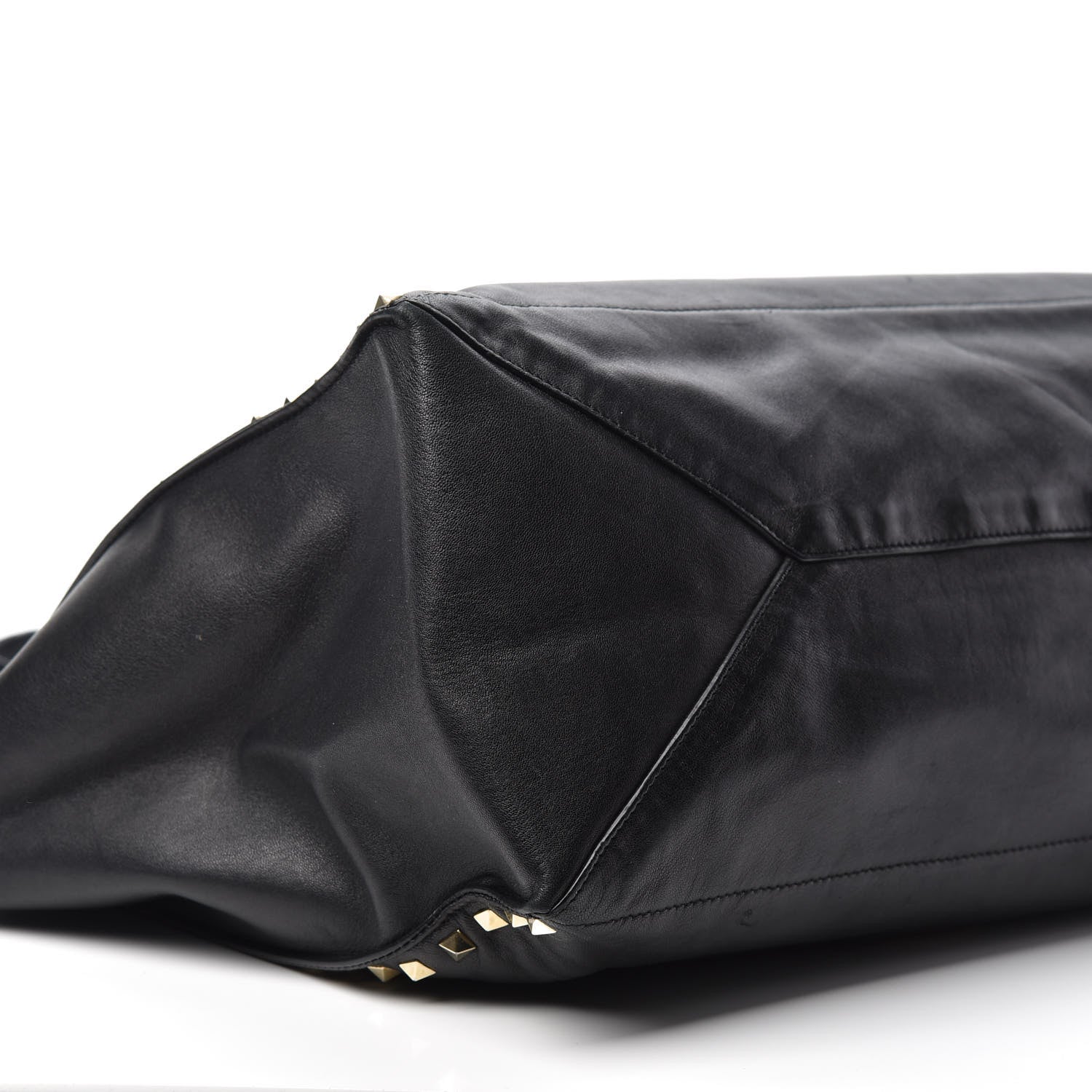 Valentino Garavani Nappa Medium Rockstud Soft Tote Black 11 of 12