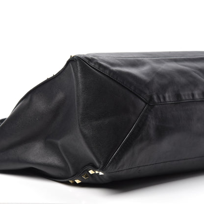 Valentino Garavani Nappa Medium Rockstud Soft Tote Black 11 of 12