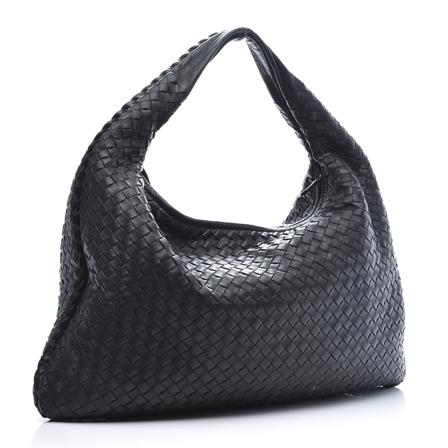 Bottega Veneta Nappa Intrecciato Large Veneta Hobo Black 3 of 12