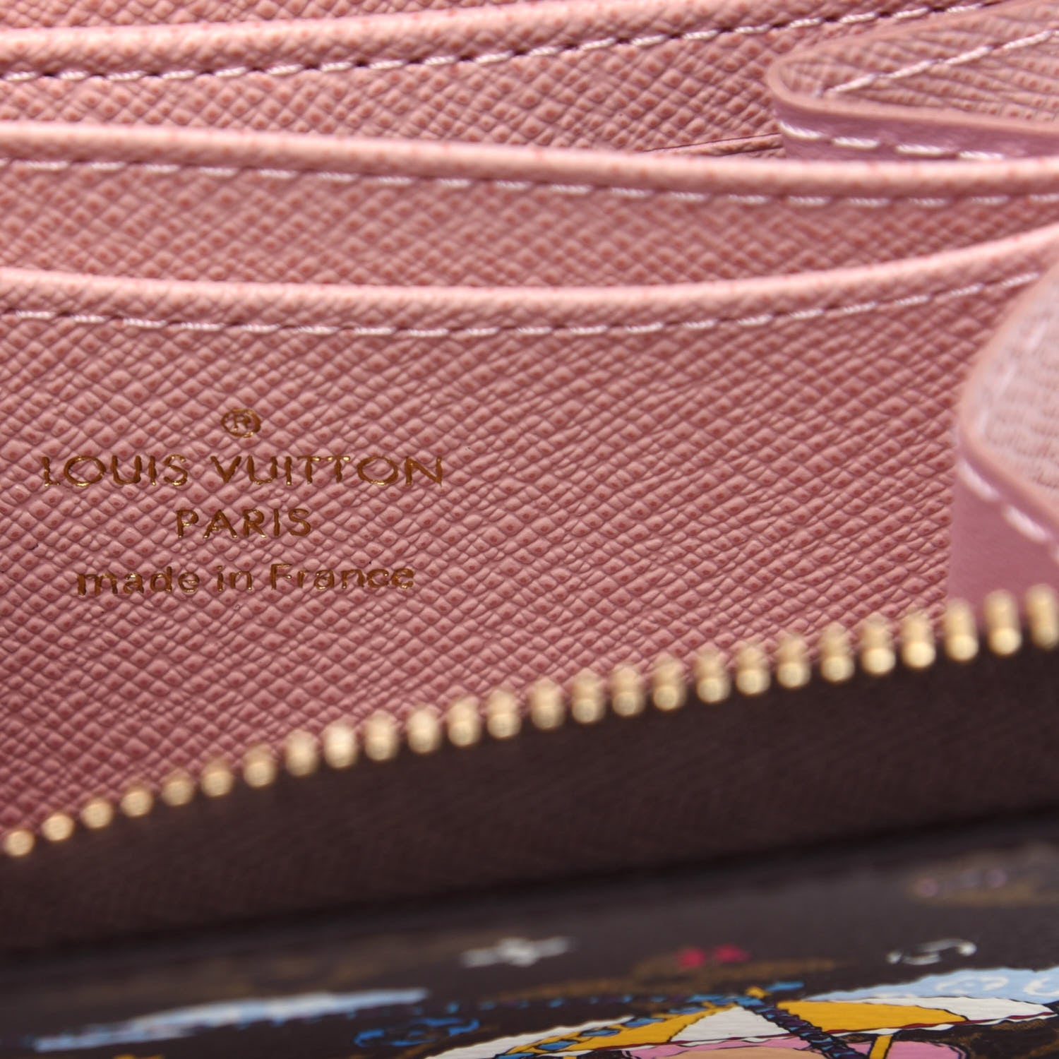 Louis Vuitton Monogram 2020 Christmas Animation Big Wheel Zippy Coin Purse Rose Ballerine 5 of 6
