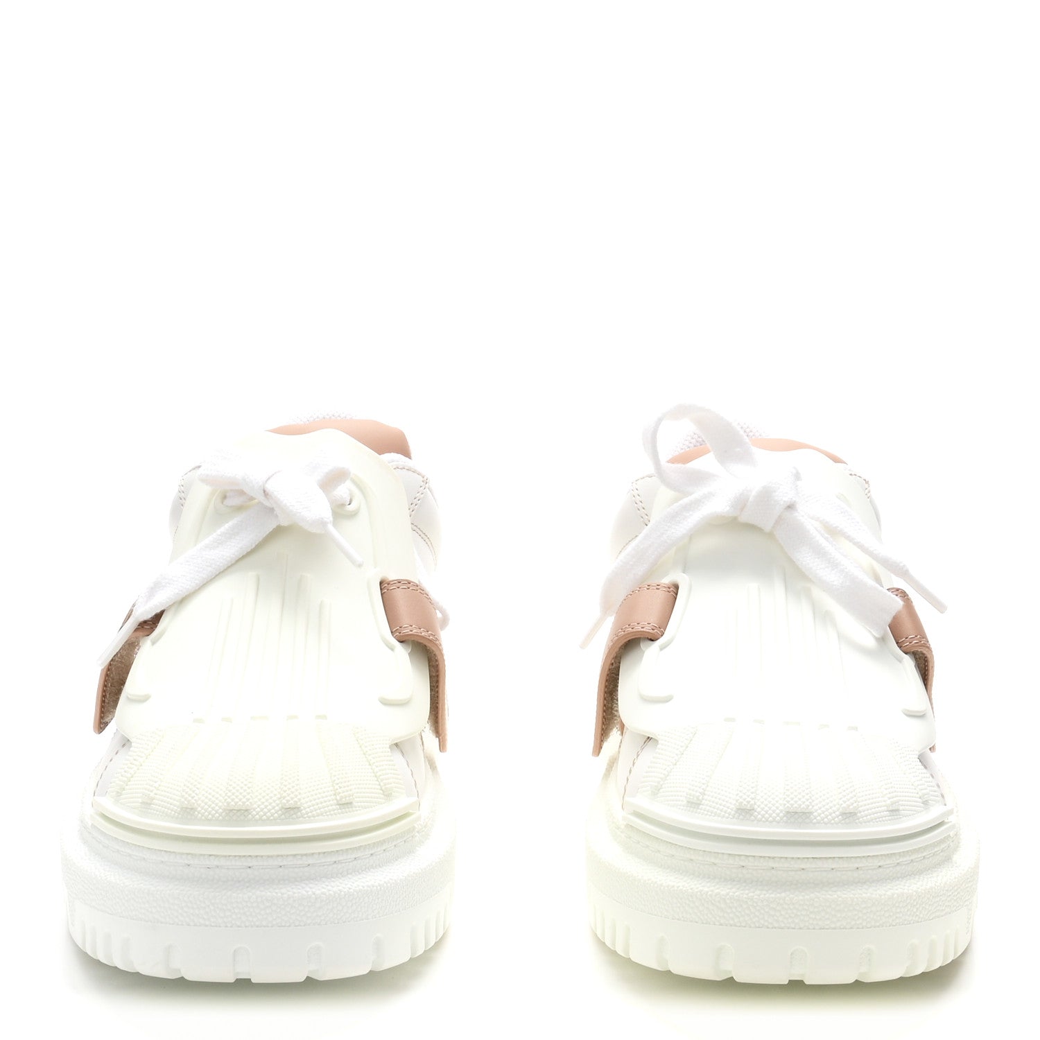 Christian Dior Calfskin Bi-Color Dior-ID Platform Sneakers 37.5
