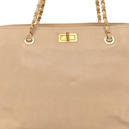 Chanel Caviar Large Edy Reissue Tote Beige 8 of 10