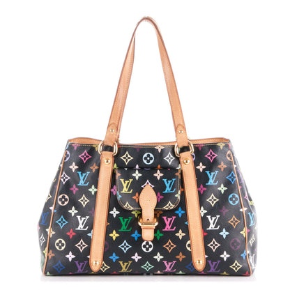 Louis Vuitton Monogram Multicolor Aurelia MM Black 1 of 8