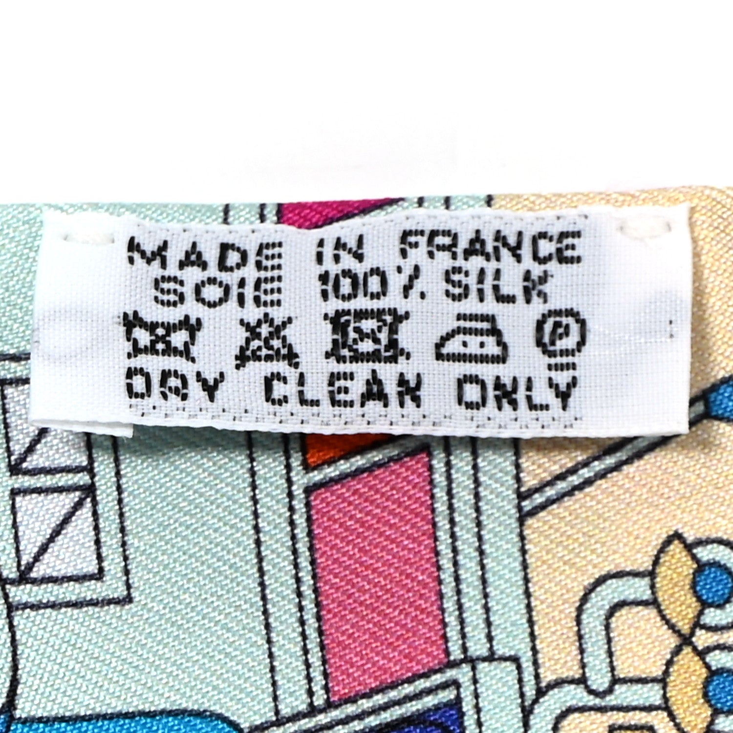 Hermes Silk La Maison des Carres Twilly Aqua Vert D'eau Rose Aqua 4 of 4