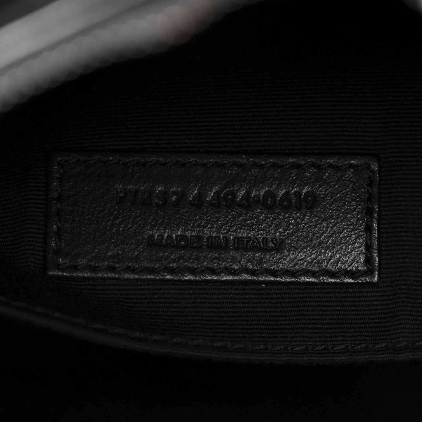 Calfskin Matelasse Monogram Monochrome Lou Camera Bag Black