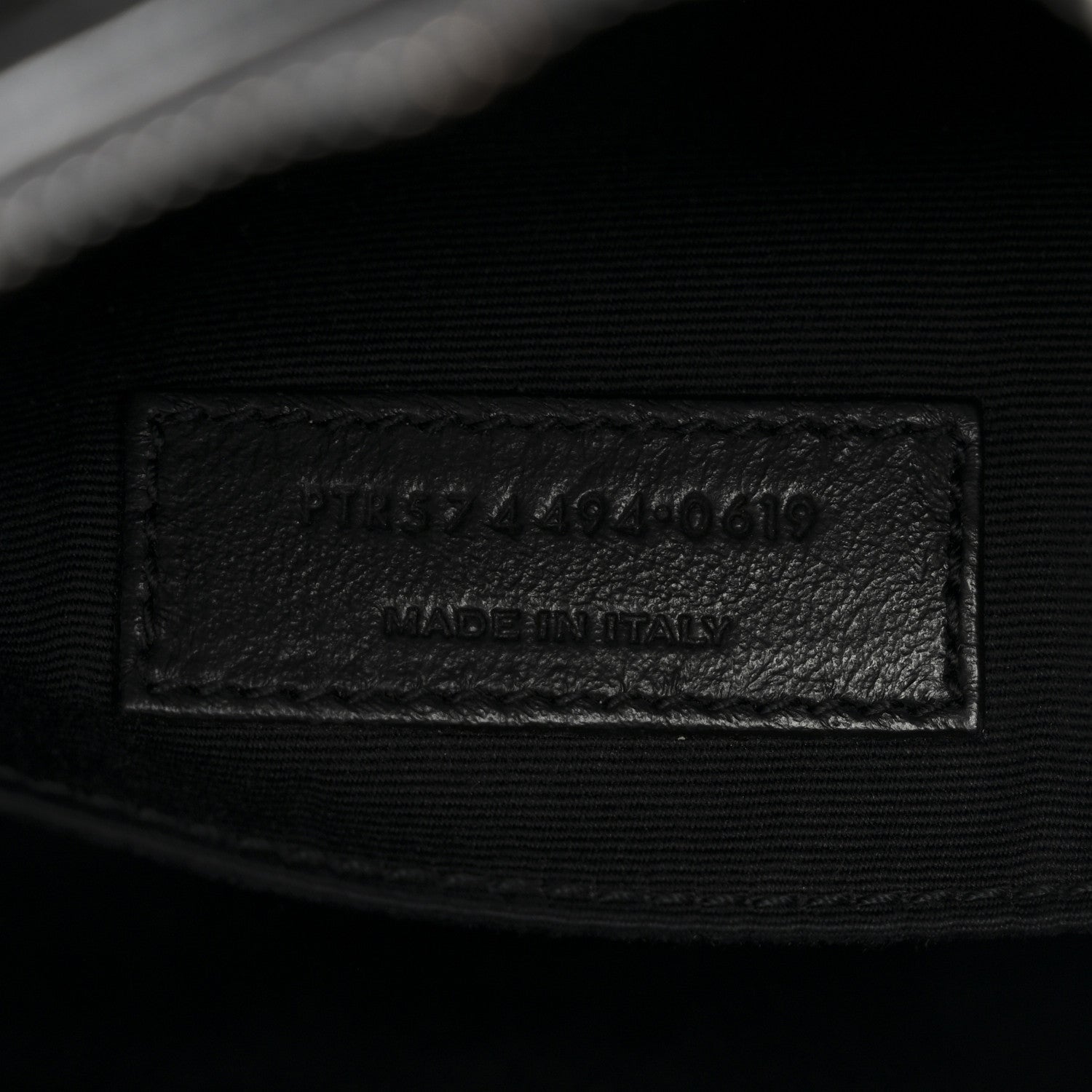 Saint Laurent Calfskin Matelasse Monogram Monochrome Lou Camera Bag Black 7 of 10
