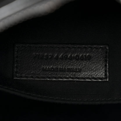 Saint Laurent Calfskin Matelasse Monogram Monochrome Lou Camera Bag Black 7 of 10