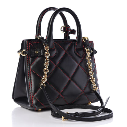 Burberry Lambskin Quilted Baby Banner Tote Black 3 of 18