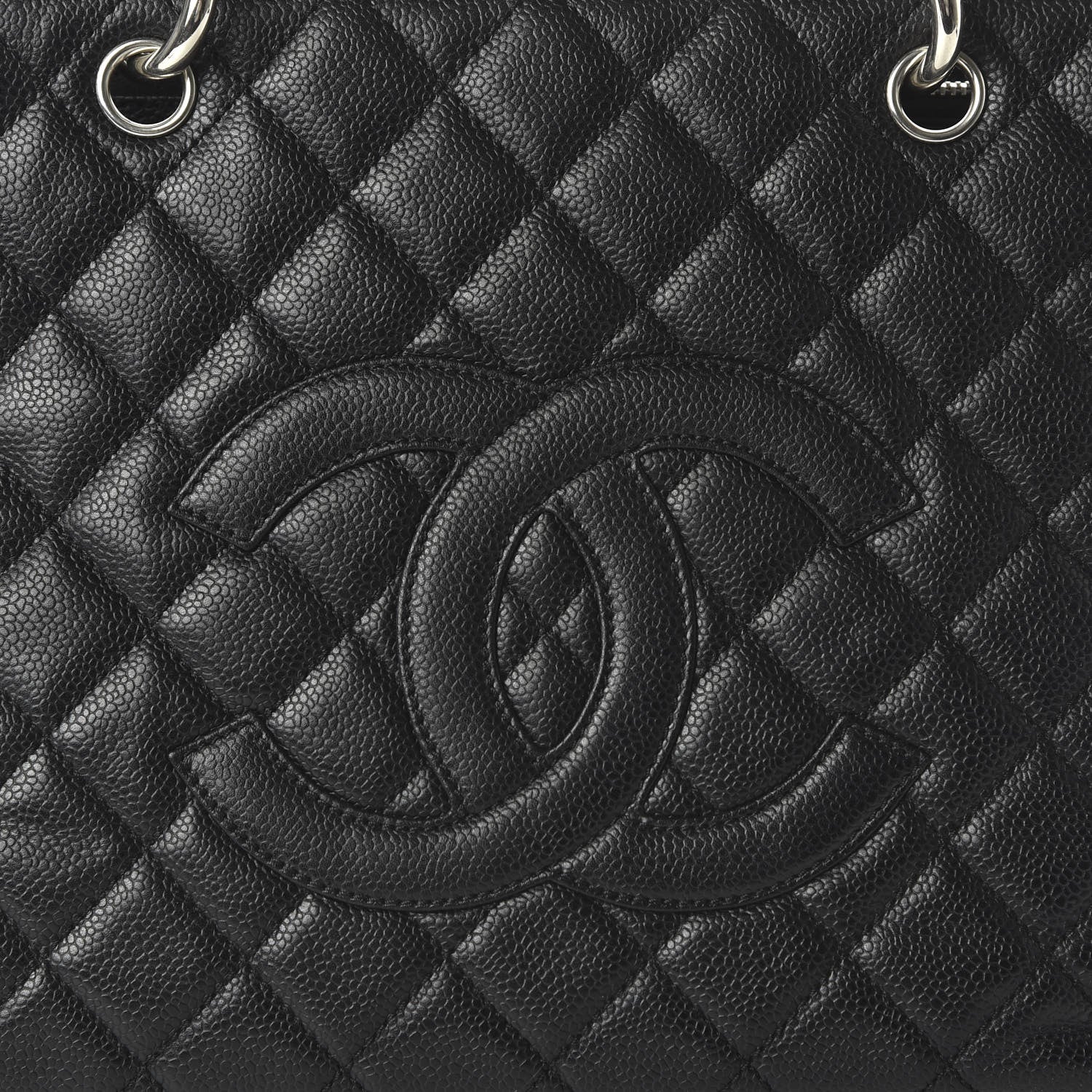 Chanel Caviar Quilted Grand Shopping Tote GST Black 10 of 11