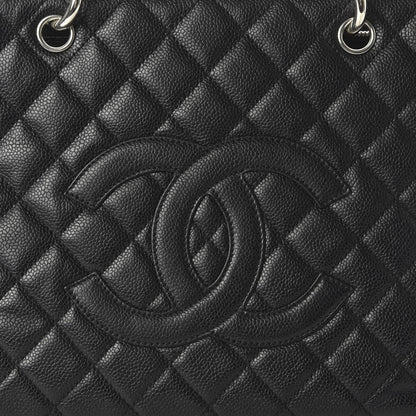 Chanel Caviar Quilted Grand Shopping Tote GST Black 10 of 11