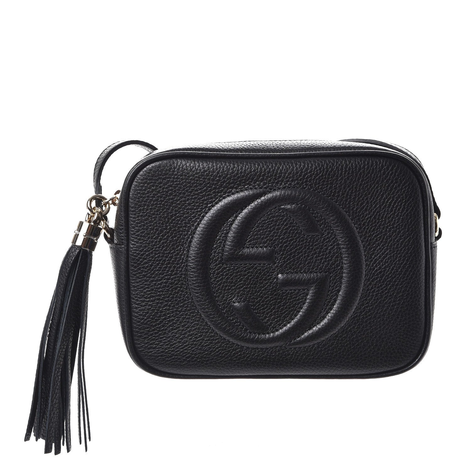 Gucci Pebbled Calfskin Small Soho Disco Bag Black 1 of 7