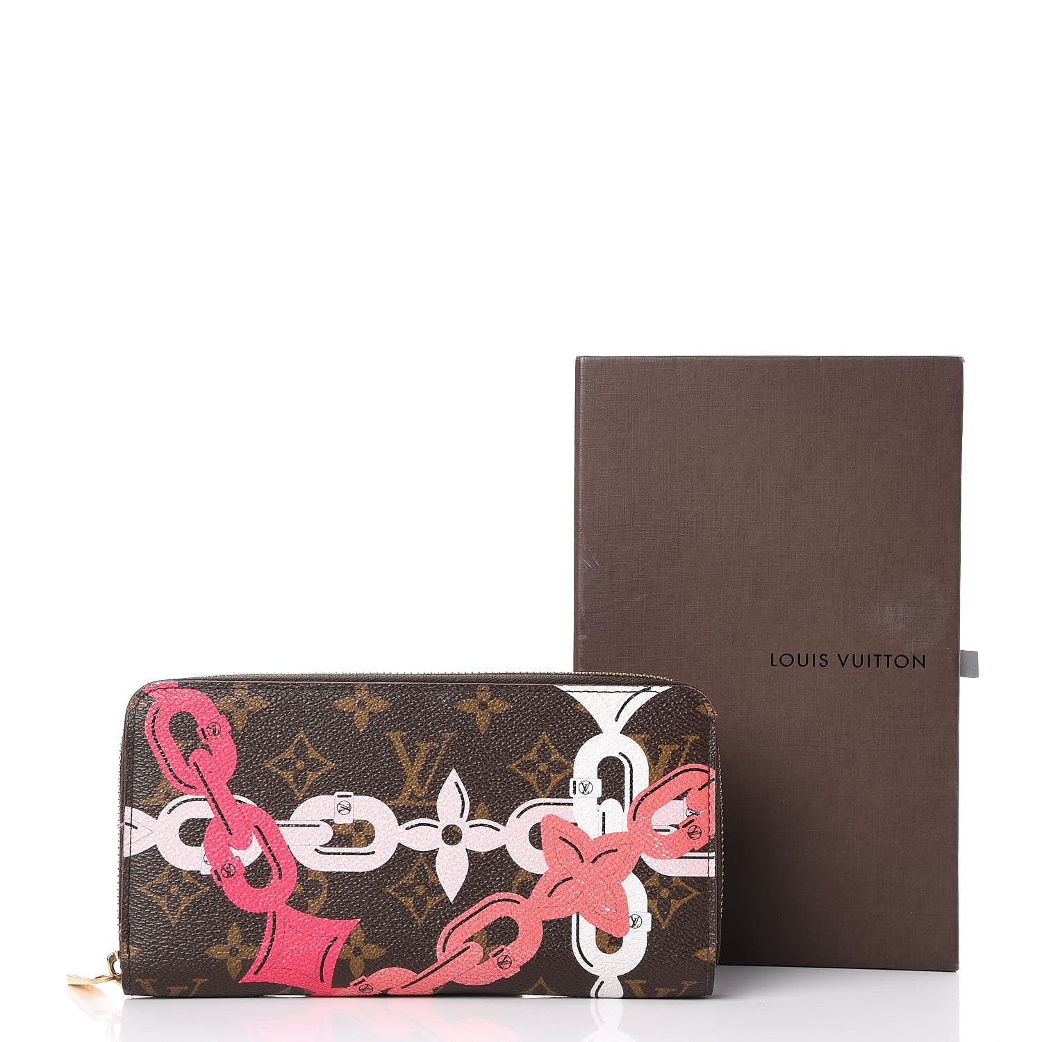 Louis Vuitton Monogram Bay Zippy Wallet Rose Ballerine Poppy 12 of 12